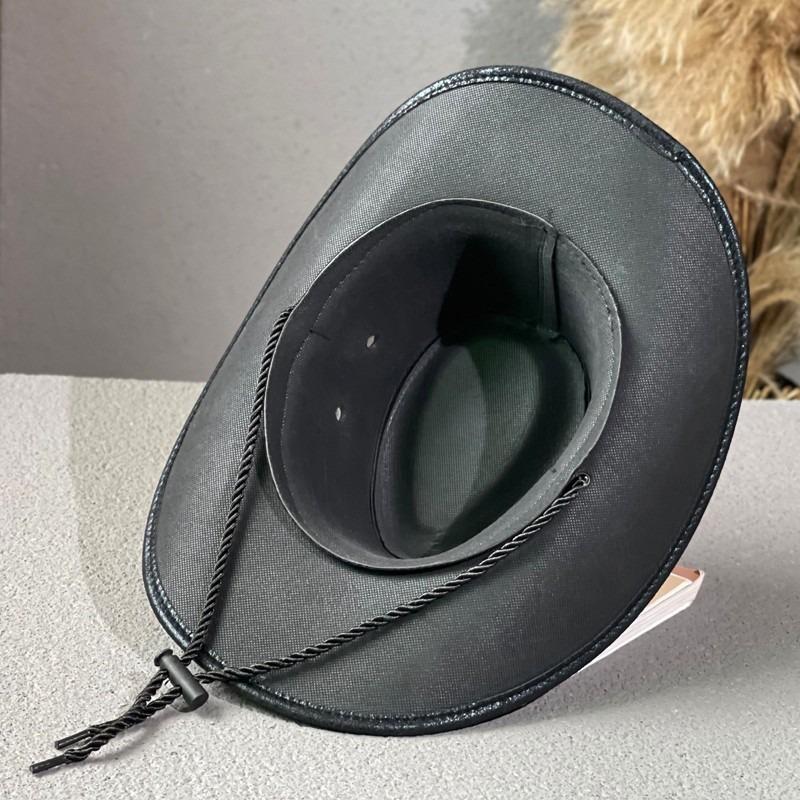 Klobouky Western Cowboy z umělé kůže pro ženy muže Vintage Pánské společenské klobouky Panama Cowgirl Jazz klobouk Sombrero Hombre