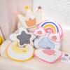 Starry Sky Plush Cushion Pillow Cloud Rainbow Heart Print Home Gifts Decoration