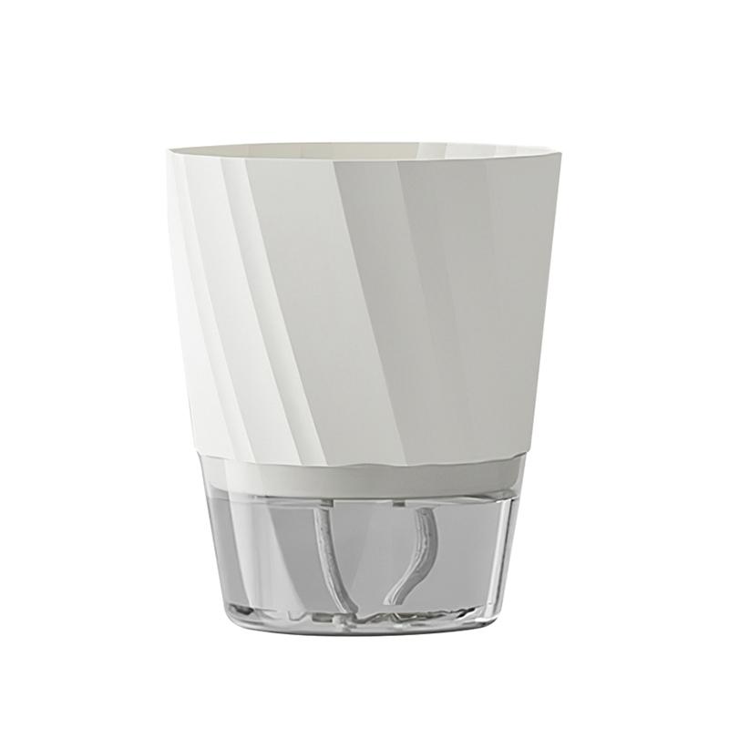 Self Watering Hydroponic Flowerpot Pots For Plants Garden Pots Double Layer Flower Pot With Water Inlet Plastic Potted Planter