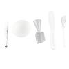 DIY Facial Mask Tool Silicone Brush Soft Brush Mixing Bowl Spatula Measuring Cup Set