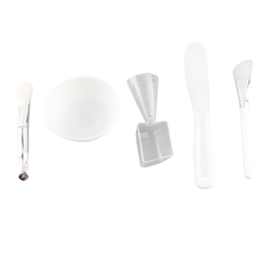 DIY Facial Mask Tool Silicone Brush Soft Brush Mixing Bowl Spatula Measuring Cup Set