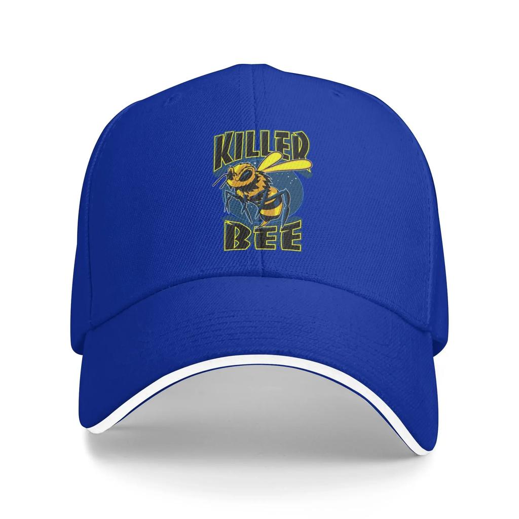 Killer Bee Sun Baseball Cap Cartoon Pattern Summer Trendy Trucker Hat For Couple Women Outdoor Gym Baseball Caps