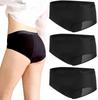 Mother Terrace Set of Absorbent Sanitary Absorbs up to 30cc of Absorbent Sanitary Period Menstrual Waterproof 3-Piece Panties, Water, High-Flow
