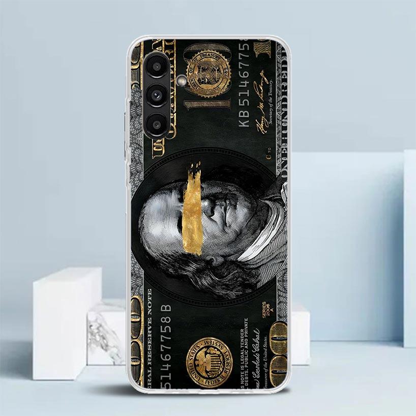 Banknote Dollar Cash Money Phone Case For Samsung Galaxy A17 A37 A57 A16 A15 A14 A13 A56 A55 A54 A53 A36 A35 A34 A33 A26 A25 A24
