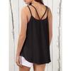 Vest Fashion Casual Lace Up Wavy Sleeveless Pullover