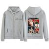 Singer Paulo Londra Album Tour Zipper Hoodie Men Women Fashion Sweatshirts Oversized Casual Loose Zip Up Jacket