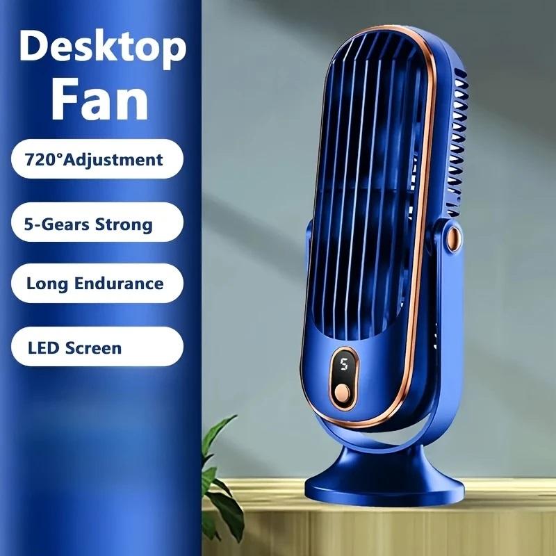 Xiaomi Small Household Air Conditioner, 5-Speed Air-Cooled Fan, Portable USB Fan for Office and Camping,