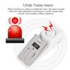 Portable Wedge Shaped Door Stop Security Alarm for Home Travel Apartment Alert Burglar 120db