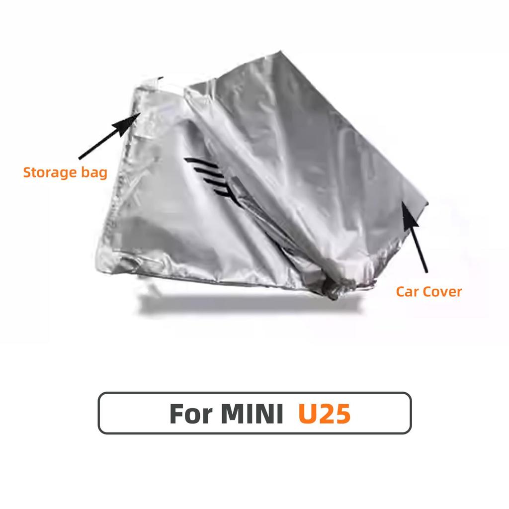 FDAIUN Car Cover, Improved Waterproof Body Cover, Fits BMW MINI U25 Mini Cooper, Car