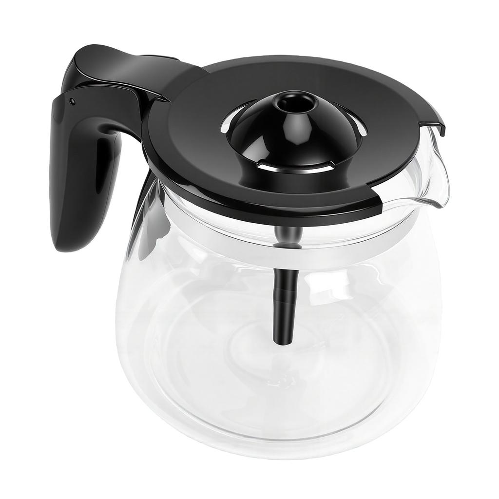 Carafe de remplacement pour cafetière 10 tasses Capacité 1,5 L Pot en verre pour cafetière Lavable au lave-vaisselle Résistant à la chaleur Antidéflagrant