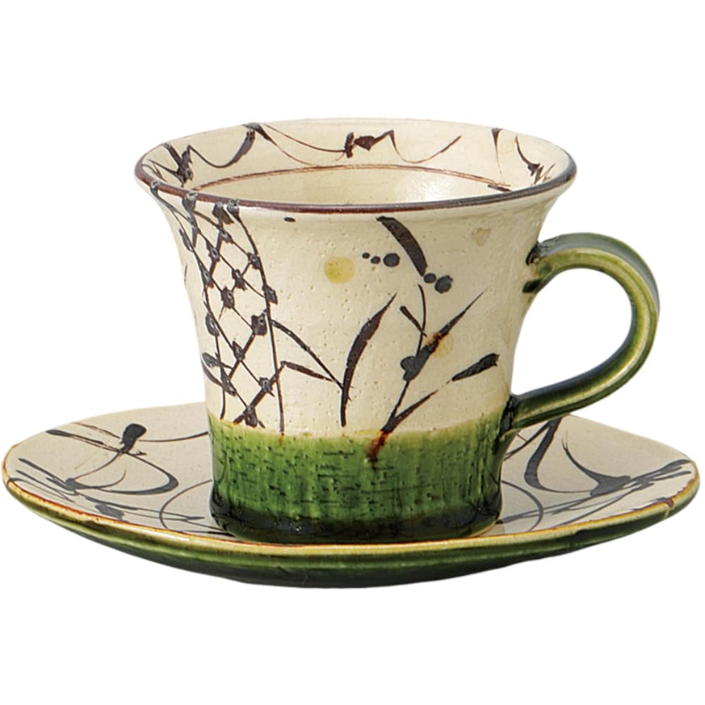 Ale-net Coffee Cup Set, Cup & Saucer, Oribe Reed Coffee Cup