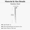 Tassel Ear Cuff  Non Piercing Gold Color Long Chain Earrings for Women, Stainless Steel Clip On Ear Wrap Nickel-free