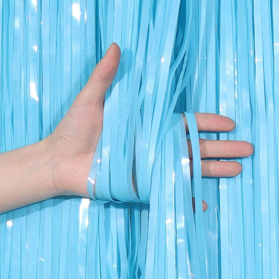 Laser Fringe Backdrop & Tinsel for Party or Event Decoration