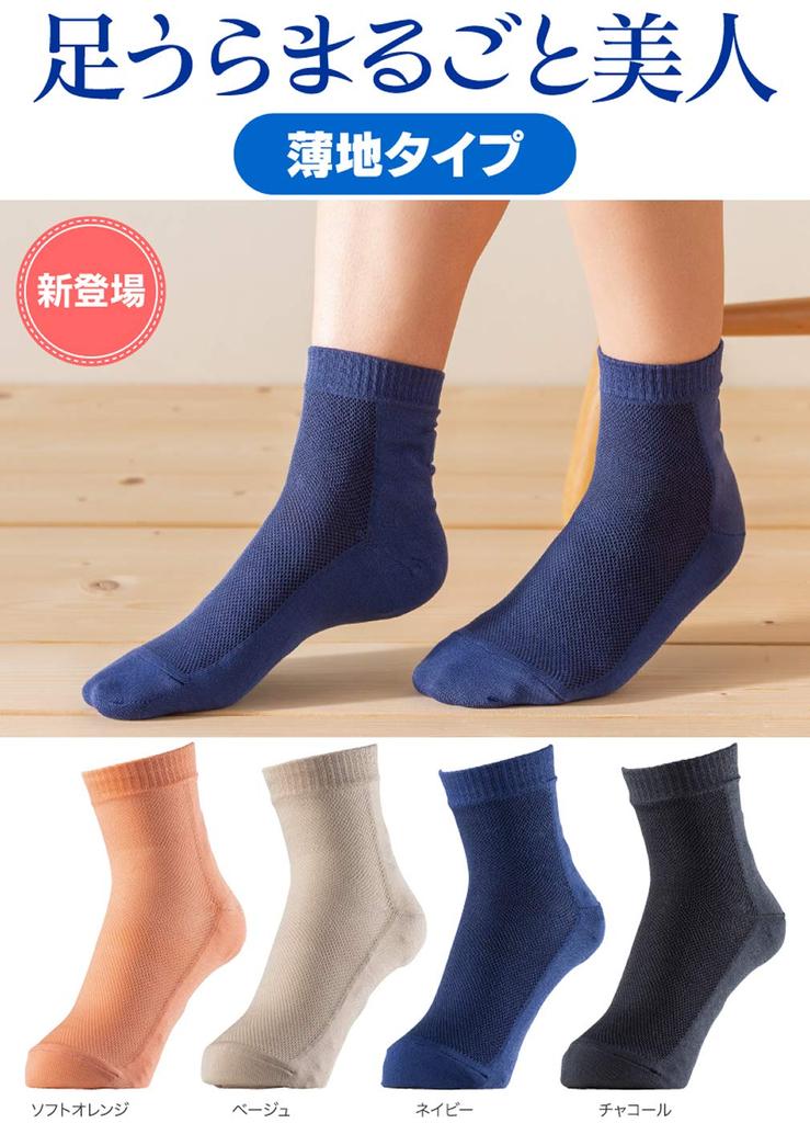 Onmusubi Heel Care Perfect for Soles of the Feet Sizes Summer Callus Care Cracked Socks In Niigata Soles and Heels 212092 Socks, (Lightweight /