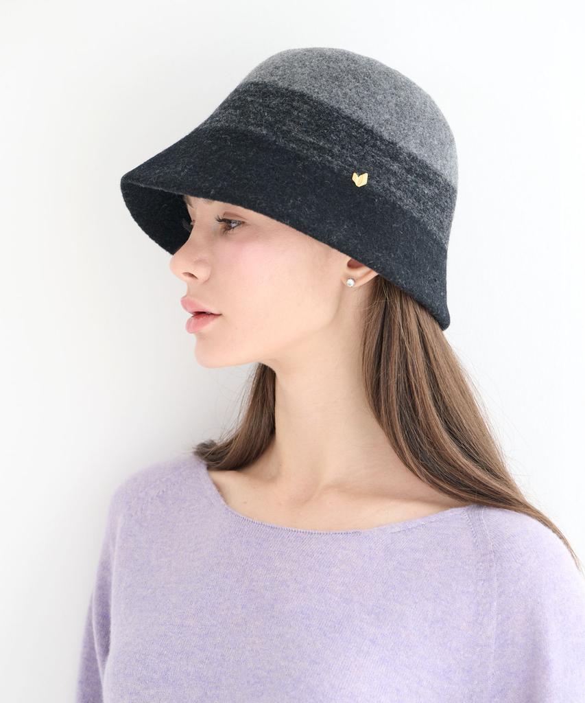 Koipeu Colored Wool Bucket Hat Cf073Ht039 Blk