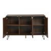 Home Storage Cabinet Sideboard Exclusive Sideboard with Three Doors Stylish Details And Generous Space. Side Panel Door Made of Solid Wood Veneer