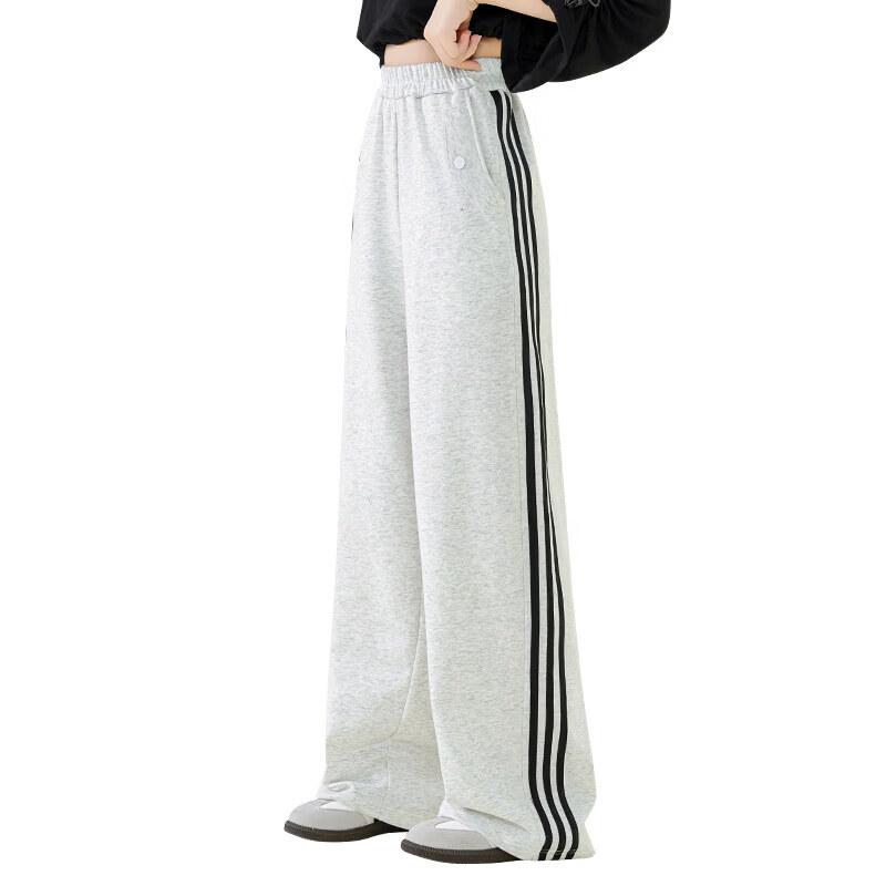 Moonkids Girls' Wide-Leg Casual Sweatpants