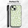 Sage Green Groovy Flowers Art Phone Case Phone Case Soft Packaging Lightweight For iPhone17 16 15 14 13ProMax