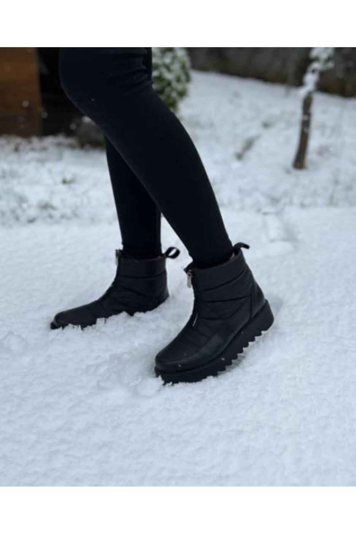 

Women Modern Stylish Fashion Boots Boots Diva Black Short Casual Snow Boots 36