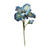 Simulated Iris Flowers Realistic Artificial Iris with Bendable Stem Faux Iris Showy Flower for Home Decor Weddings Parties Office