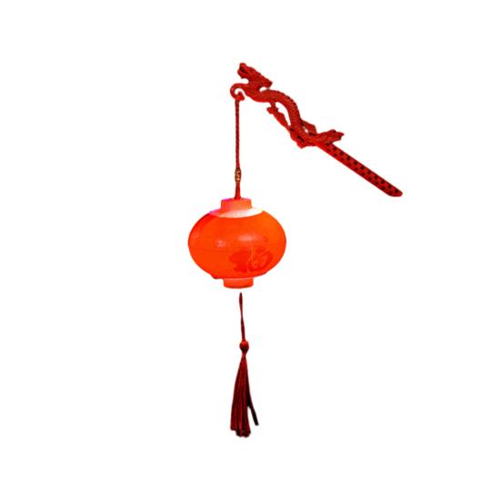 With Dragon Shape Pole Chinese Style Print 3 Flash Modes New Year Spring