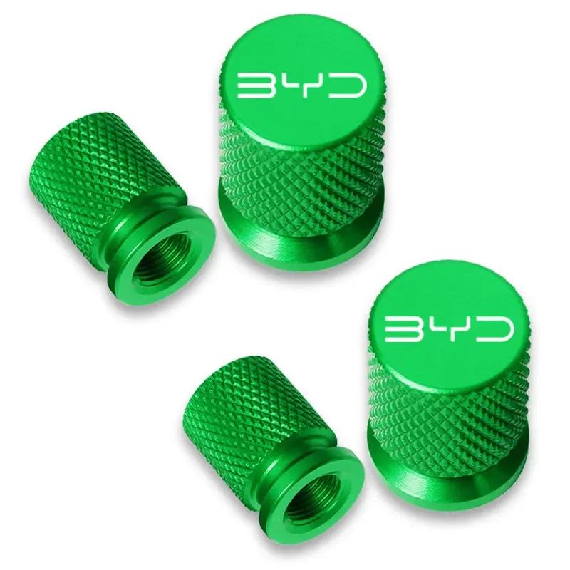 Car Wheel Tire Air Valve Caps Stem Cover With Brand For BYD ATTO 3 Song Plus Tang Han TAN Seal Dolphin Mini Seagull Shark King zbfhp66