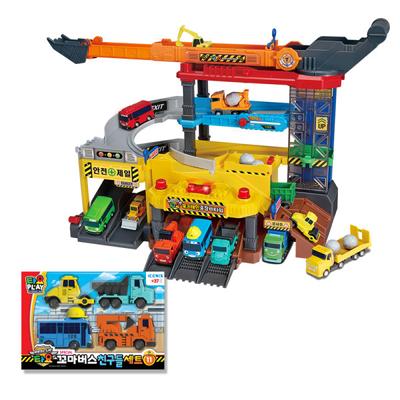 Tayo Excavator Heavy Equipment + Tayo Mini Car Friends Set Part 11, Korean Toys