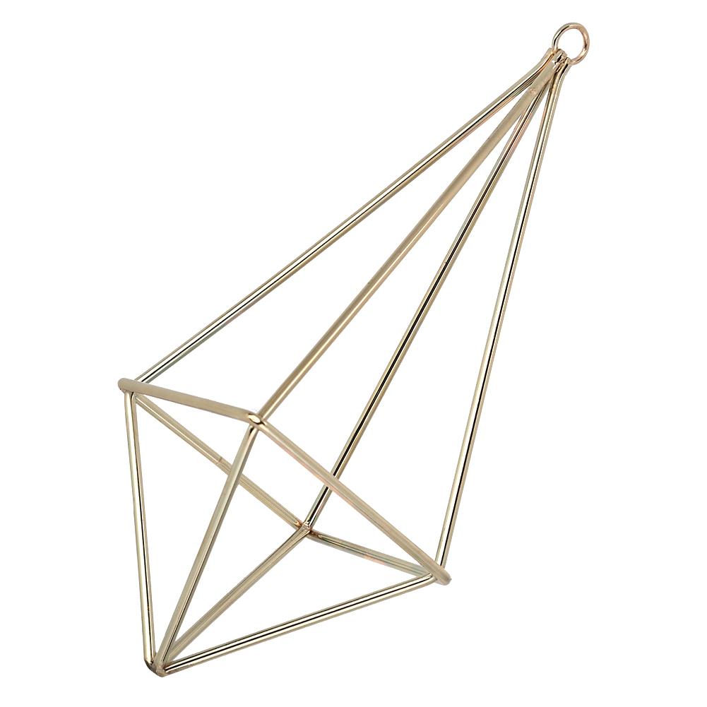 Plant Holder Quadrilateral  ing Tillandsia Rack for Room Decor(Black)