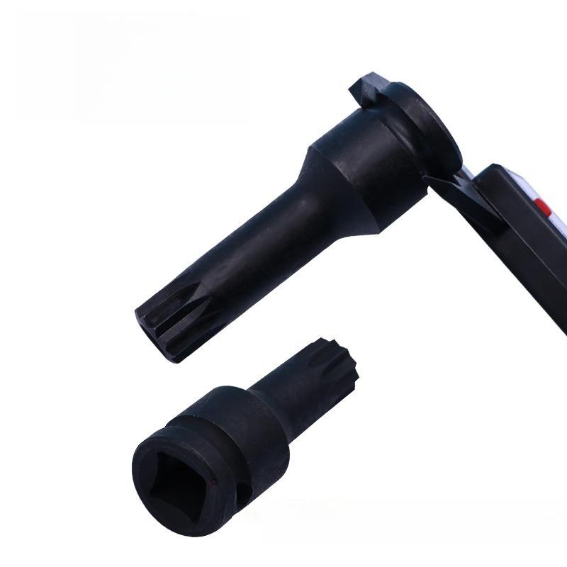 1/2" Pneumatic 12-Point Combination Bit Set Large Fly Socket Air-Powered M12-Point Heavy-Duty Screwdriver Bit