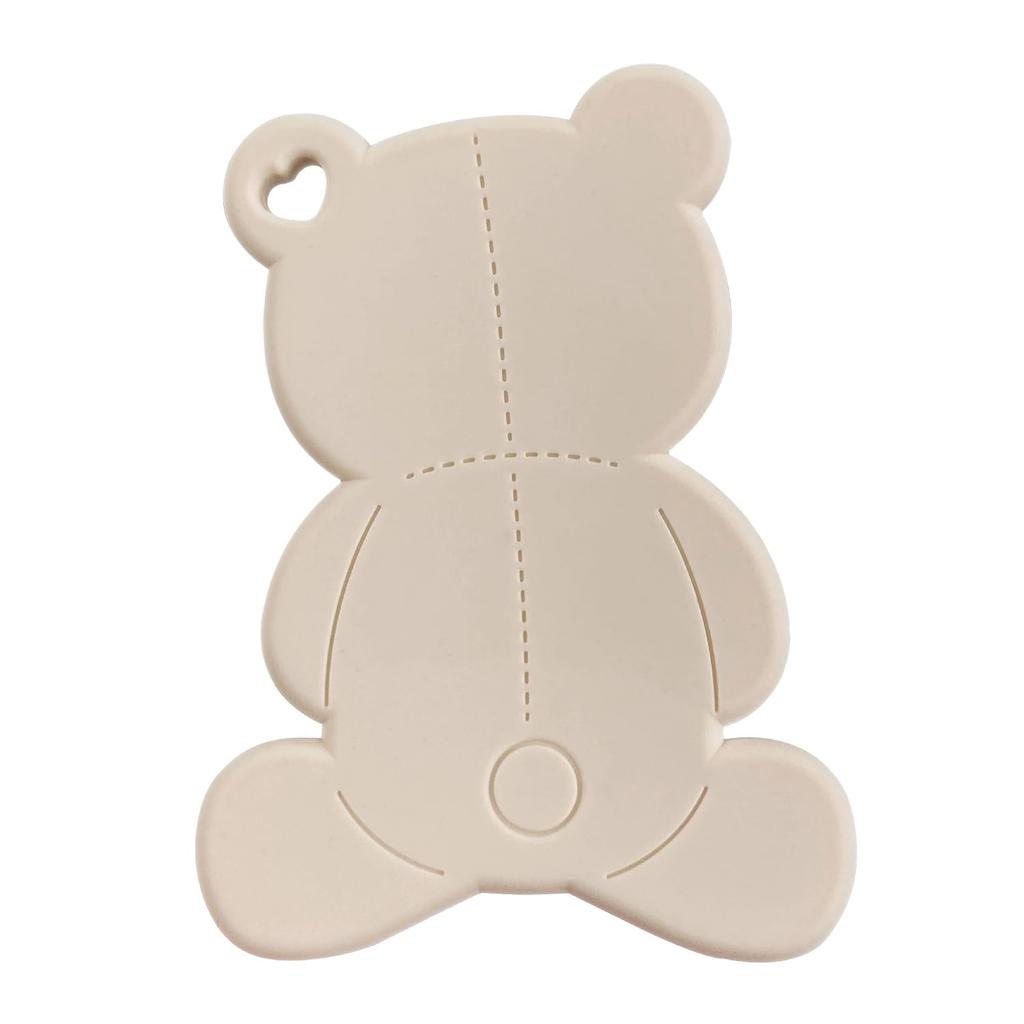 Love My Lil Teething 3 Months and Silicone Teething Soothes Itchy Baby Toy, Up, Toy, Chewable, Gums, BPA-Free, Gift, LT-BE-BL (Bear Blue)