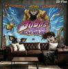 Jojos Bizarre Adventure Wall Tapestry Aesthetic Wall Hanging Printed Fabric Blanket Decorative Tapestries For Bedroom Living Room Home Decor