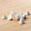10/50/100Pcs Ceramic Nails 15mm Clay Pottery Support Pin For Pottery Craft X3UC