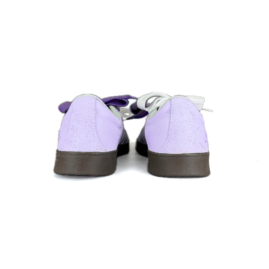 Adidas VL COURT 2.0 Abrasion Resistant Low top Skateboard Shoes Unisex Purple HQ1802(Team502-)