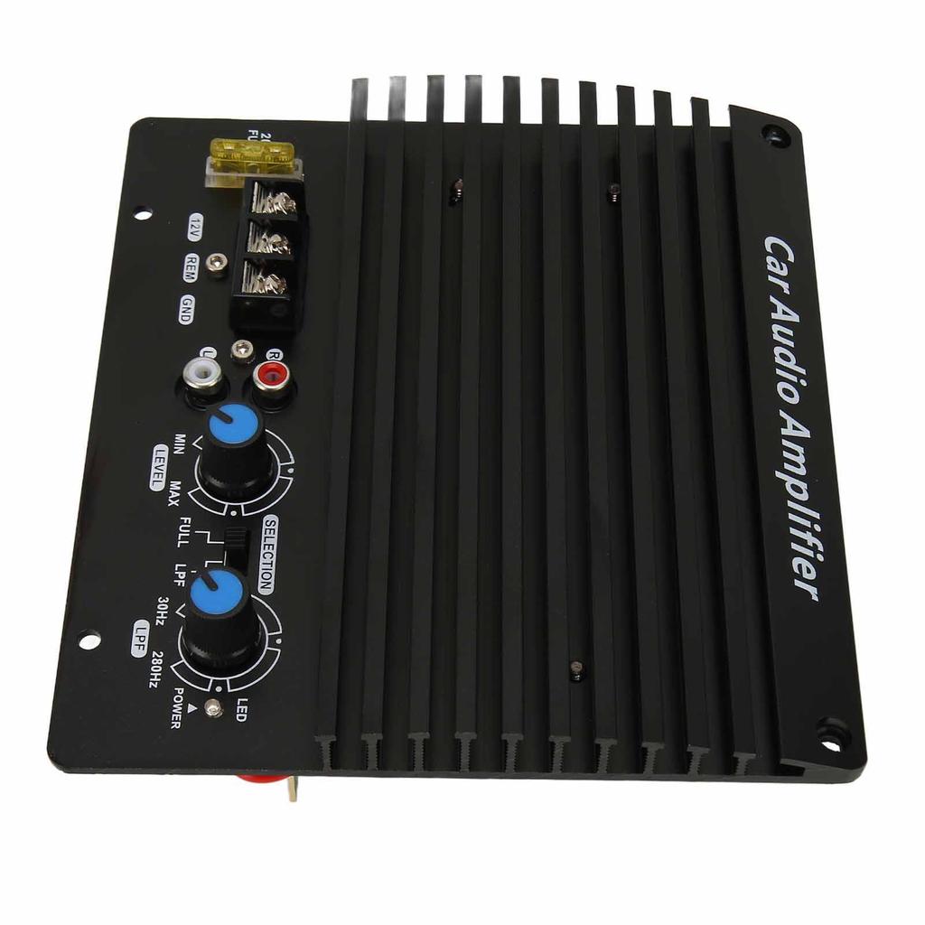12V Car Amplifier Board High Power Aluminum Alloy Subwoofer Plate Amplifier for Vehicle