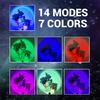 RGB Sunset Lamp LED USB Rainbow Neon Night Light Projector Photography 7 Colors Wall Atmosphere Lighting for Bedroom Room Decor