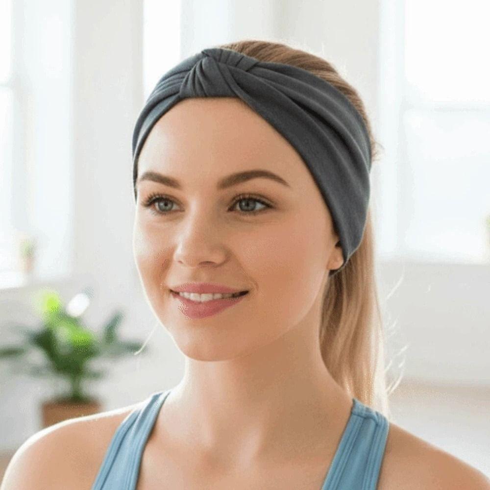 6 PCS Euro-American Style Sports Headband Hip-hop Printed Elastic Hairband Women