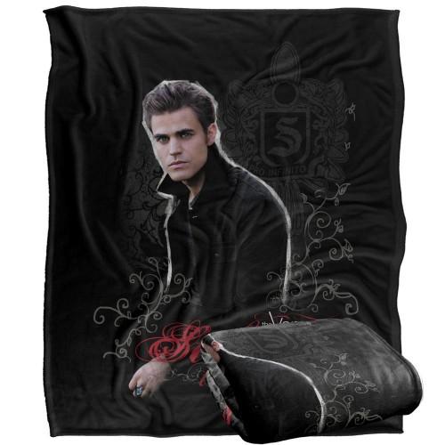 Vampire Diaries Portrait Stefan Blanket