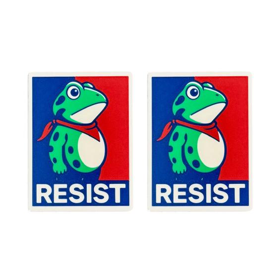 1/2Pcs Resist Frog Wall Decoration 3D Printed Vintage Attitude Frog Wall Art Sculpture Hilarious Home Office Living Room Wall Hanging Ornament