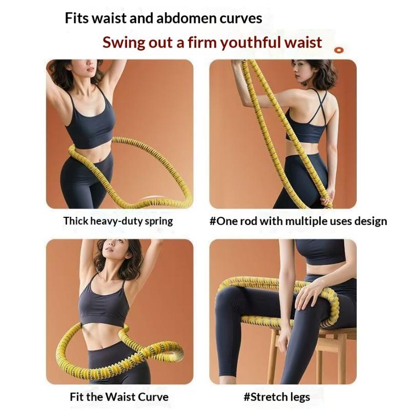 Fitness obruč Měkká obruč Neškodí Tělo Hubnutí Břicho Štíhlý Kruh Pas Tréninkové vybavení Ženy Domácnost