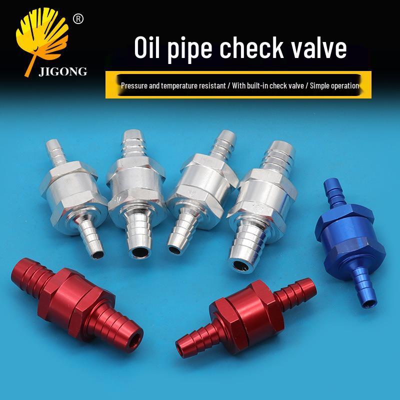 Aluminum Alloy Fuel Hand Pump with One-Way Check Valve (6-12MM)