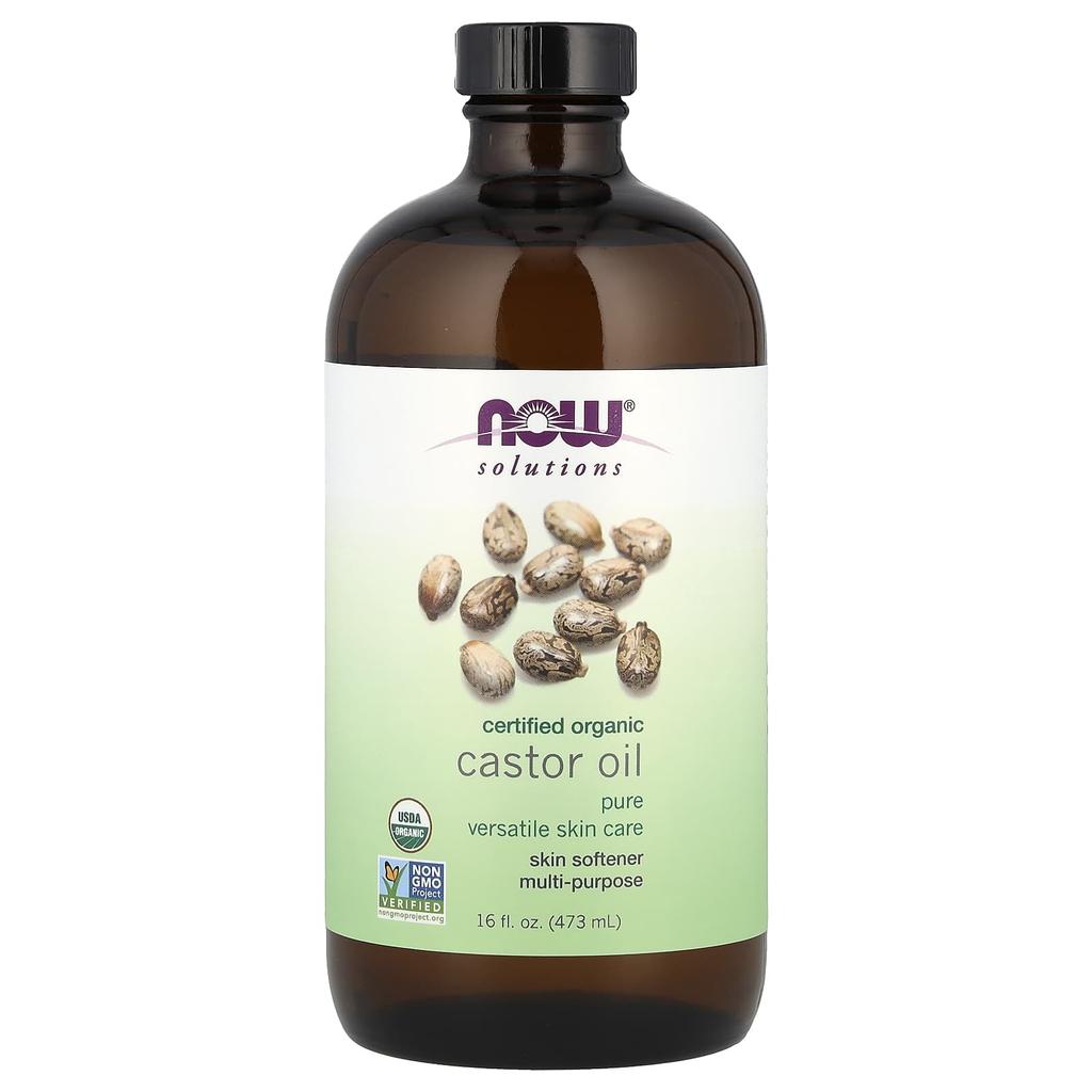 Solutions, Certified Organic Castor Oil, 473 Ml (16 Fl Oz)