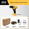 Double Speed Lithium Battery Hand Drill and Electric Screwdriver Set