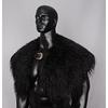 Vikinges Faux Furs Shawl Barbarian Collar,Medieval Knight Mantle Shoulder Wrap Warriour Cape Shawl Renaissances Costume
