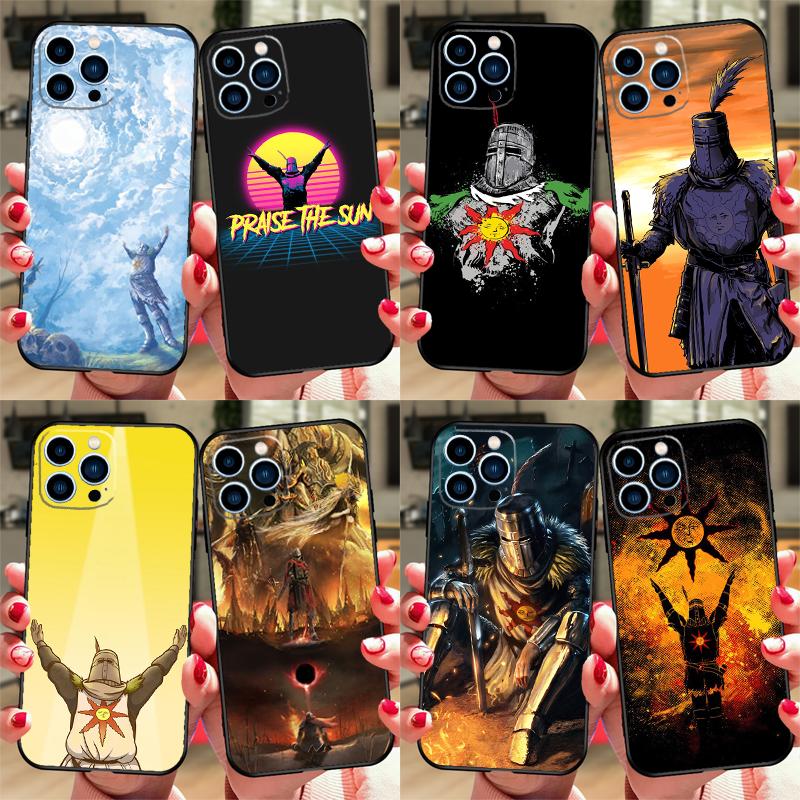 Praise the Sun Dark Souls Case For Samsung Galaxy S24 FE S20 FE S21 S22 S23 S24 S25 Ultra S9 S10 S25 Plus Phone Cover