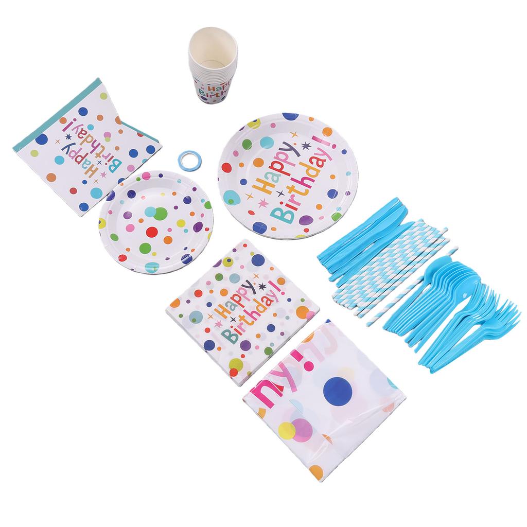 Paper Plate Cup Tableware Set for Party