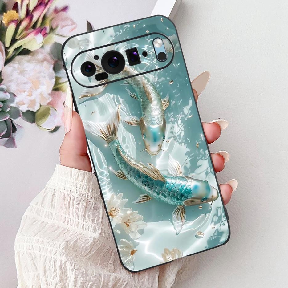 For Google Pixel 9 Pro Case Pixel9A New Fashion Painted Cover Soft TPU Phone Case For Google Pixel 9A Pixel9 Pro Back Cover Bags