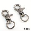 5pcs Snap Hook, Trigger Snap Metal Lobster Claw Clasp Lanyard Clips for Straps Bags Belting DIY Craft