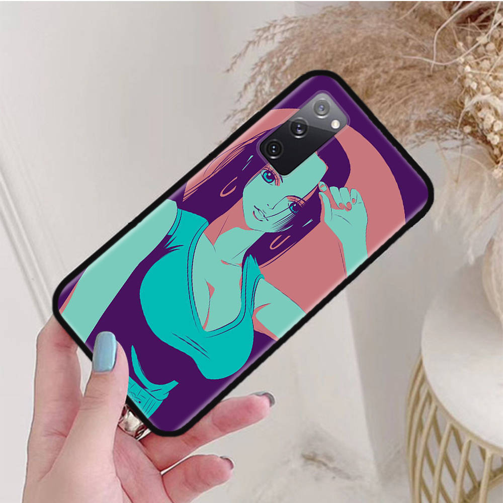 Black Case for Xiaomi Poco X6 X4 M5 M6 F5 F6 C65 C55 C50 C51 C40 Pro Redmi 14C A3X 13C 12C 11T 10A 9C Note 7 6 8A Plus W-74 One Piece Nami Hancock