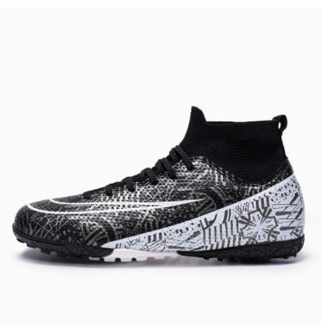 Spezielle High-Top Fußballschuhe Tf Gebrochene Nägel Kunstrasen Fg Nägel Leder Füße Männlich Und Weiblich Jugendliche Trainingsschuhe