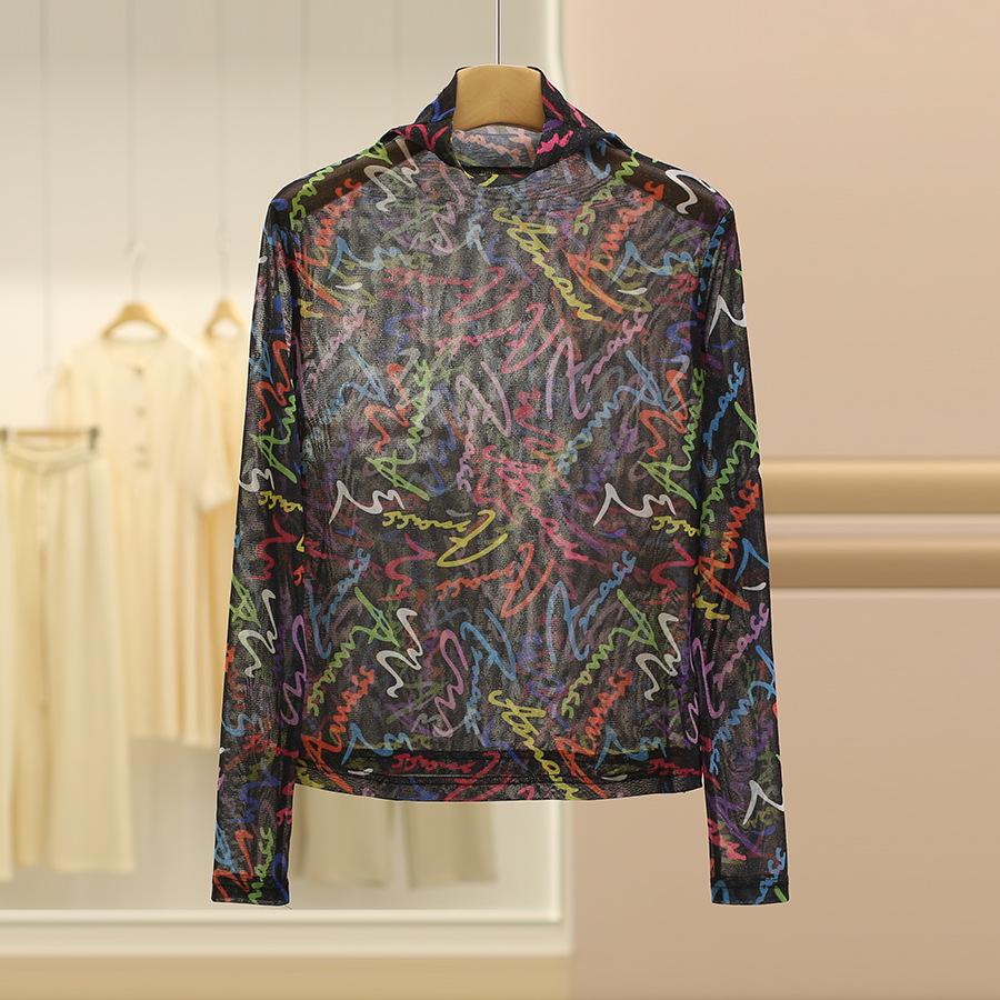 

Jiabei Yifei Dopamine Stand-Up Collar Lace Shirt for Women - Fall 2025 Collection Small